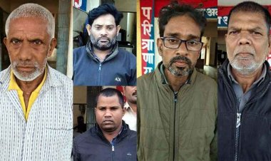 24 लाख रुपए का फर्जीवाड़ा, बनाया फर्जी आधार कार्ड, जमीन के अधिग्रहण से मिली रकम फर्जी तरीके से निकाल कर गबन, 5 आरोपी गिरफ्तार