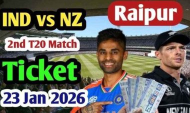 23 जनवरी को राजधानी रायपुर में भारत VS न्यूज़िलैंड T20 महा मुकाबला, स्टूडेंट टिकट की कीमत 800 रुपए, जानिये पूरी जानकारी