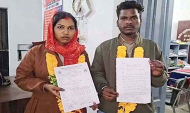 अंतर्जातीय विवाह के लिए मजबूर होकर जाना पड़ा थाने, पुलिस थाना परिसर से नए जीवन की शुरुआत, दो प्रेमी जोड़ों ने रचाई अनोखी शादी