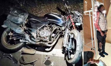 कुरुद में हाईवा की ठोकर से शादी समारोह से लौट रहे बाइक सवार की मौत, दो घायल, एक रायपुर रेफर, वाहन जब्त, आरोपी ड्राइवर फरार