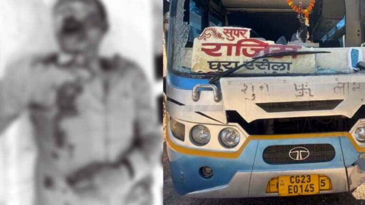 अभनपुर में भीषण सड़क हादसा, बस ने बाइक सवारों को रौंदा, एक की मौके पर मौत, महिला की हालत नाजुक, अस्पताल में भर्ती, पसरा मातम