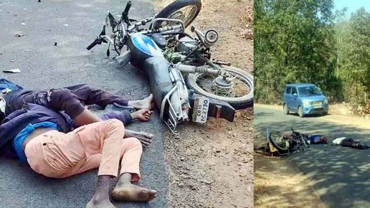 दर्दनाक सड़क हादसा, अज्ञात वाहन ने बाइक को मारी जोरदार टक्कर, दो सगे भाइयों समेत तीन की मौके पर मौत, इलाके में शोक की लहर