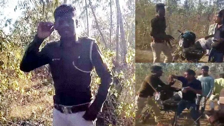 नर्सरी में गर्लफ्रेंड के साथ रंगरेलियां मनाते वीडियो वायरल, युवकों ने वर्दी पहने वन आरक्षक से लगवाए ठुमके, फॉरेस्ट गार्ड से मारपीट, बुधराम सस्पेंड