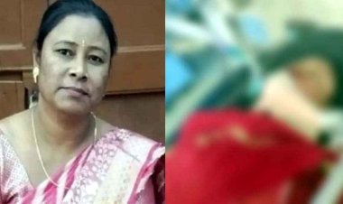 बाइक में फंसा साड़ी का पल्लू, संतुलन बिगड़ने हुआ हादसा, बेटे के साथ स्कूल जा रही टीचर की इलाज के दौरान मौत, इलाके में शोक का माहौल