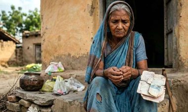 5 साल से पेंशन के लिए भटक रही बुजुर्ग महिला, किसी और के खाते में जा रही योजना की रकम. कलेक्टर के नाम पर तहसीलदार को सौंपा ज्ञापन