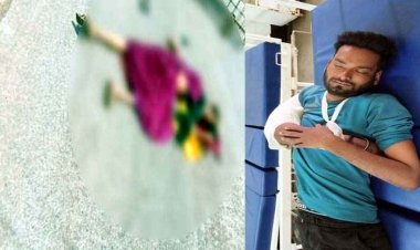 अज्ञात वाहन ने मारी ठोकर, महिला की मौके पर दर्दनाक मौत, बाइक सवार युवक घायल, मिला मुआवजा, DSP की समझाइश पर बंद किया चक्का जाम