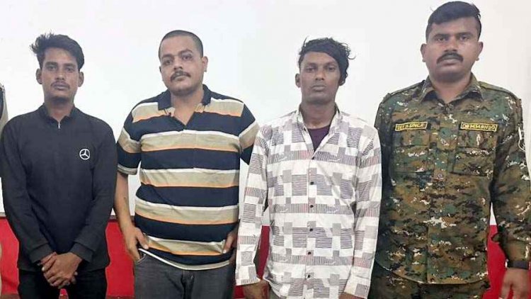 रास्ता रोककर हत्या का प्रयास और लूट की वारदात, त्रिनयन एप से 24 घंटे में पुलिस ने किया खुलासा, तीन आरोपी गिरफ्तार होकर पहुंचे जेल