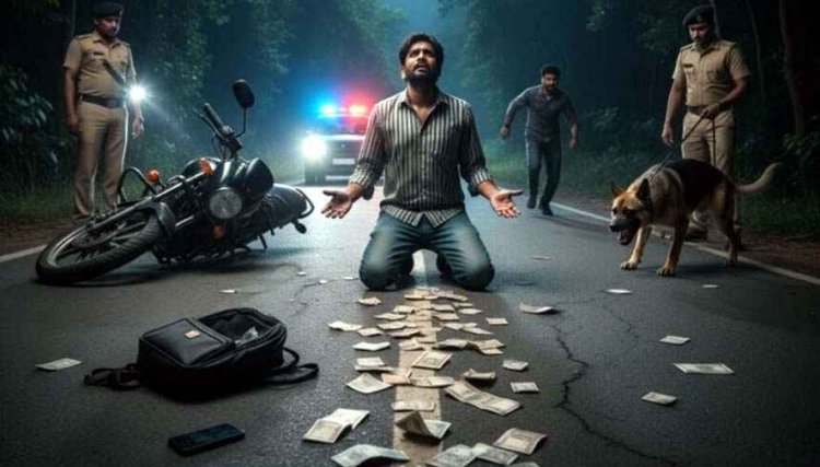 अभनपुर-राजिम मार्ग पर फिल्मी स्टाइल में लूट, चाकू की नोक पर दो बदमाशों ने चॉइस सेंटर संचालक से छीने 1.50 लाख, बाइक छोड़कर पैदल भागे लुटेरे