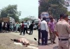 तेज रफ्तार ट्रेलर ने स्कूटी सवार दादा-पोती को कुचला, 14 वर्षीय पोती की मौत, दादा घायल, आक्रोशित ग्रामीणों ने किया चक्काजाम, आरोपी ड्राइवर गिरफ्तार