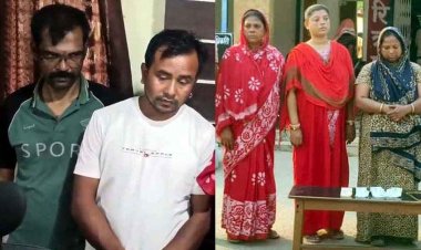 ग्राहक बनकर ज्वेलरी दुकान में चोरी का 18 घंटे में खुलासा, अंतर्राज्यीय गिरोह की 3 महिलाओं समेत 5 आरोपी गिरफ्तार, लाखों का सोना और कार जब्त