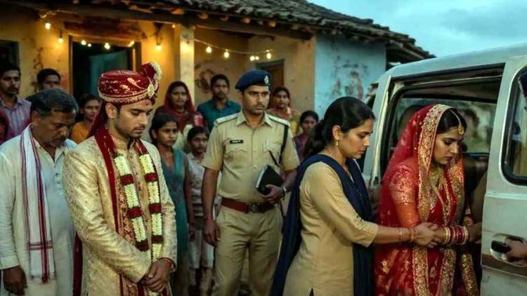 शादी की रस्मों के बीच प्रशासन की अचानक दबिश, आधार में बालिग और स्कूल रिकॉर्ड में नाबालिग निकला दूल्हा, सरकारी गाड़ी में हुई दुल्हन की विदाई