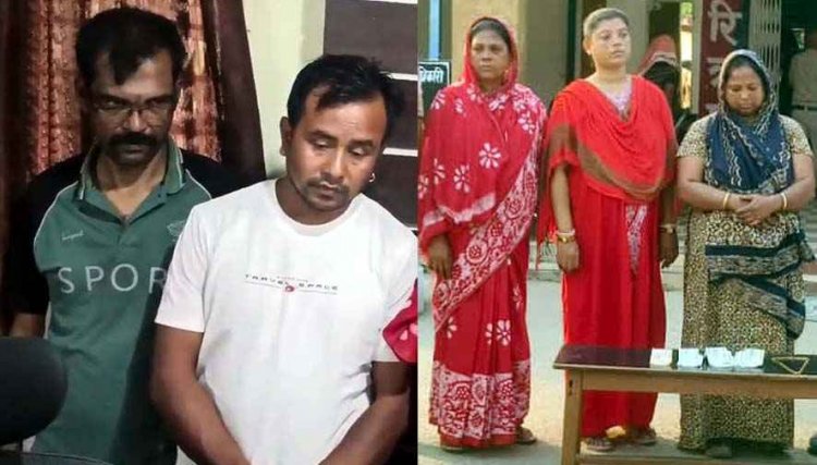 ग्राहक बनकर ज्वेलरी दुकान में चोरी का 18 घंटे में खुलासा, अंतर्राज्यीय गिरोह की 3 महिलाओं समेत 5 आरोपी गिरफ्तार, लाखों का सोना और कार जब्त