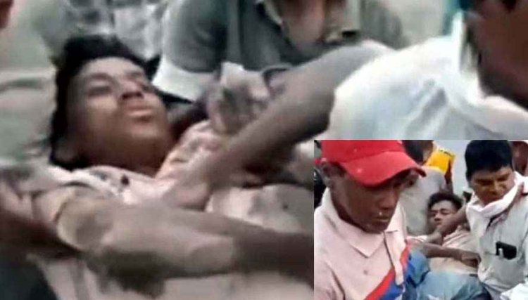 11KV तार की चपेट में मजदूर, 40% झुलसा, निर्माण कार्य में लापरवाही उजागर, गीली रस्सी बनी हादसे की वजह, सुरक्षा व्यवस्था पर गंभीर सवाल