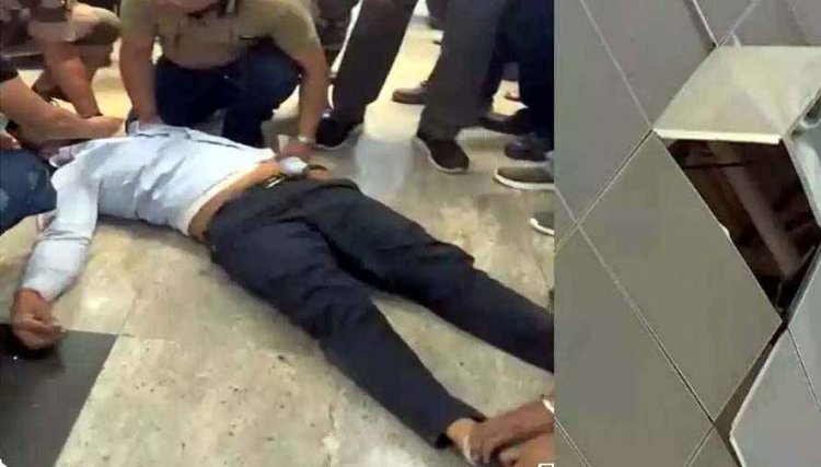 रायपुर एयरपोर्ट में बड़ा हादसा, सीलिंग की मरम्मत करते वक्त गिरा मजदूर, 30 फीट ऊंचाई से गिरकर संविदा कर्मी की मौत, सुरक्षा के दावों की खुली पोल
