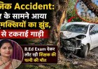 कार के सामने आया मधुमक्खियों का झुंड, पेड़ से टकराई गाड़ी, B.Ed Exam देकर लौट रही शिक्षक की पत्नी की मौत, बाल-बाल बचे परिवार के बाकी सदस्य