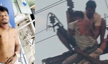 विद्युत विभाग की लापरवाही के चलते बड़ा हादसा, 11 केवी लाइन के करंट लगते ही खंभे पर लटक गया ठेकाकर्मी, इलाज जारी, सुरक्षा पर फिर उठे सवाल