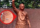 श्रद्धेय अटल जी के नाम पर भी 'कमीशनखोरी': कांस्य प्रतिमा के बजट में सीमेंट-लोहे का ढांचा तैयार, ऊपर से चढ़ा दिया ब्रांज पेंट!, निष्पक्ष जांच कराने की मांग