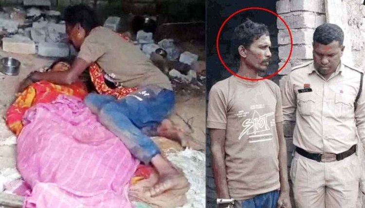 डंडे से पीट-पीटकर हत्या के बाद पति को हुआ पछतावा, पत्नी की लाश के पास रोते मिला आरोपी, सुबह खुद जाकर पड़ोसियों को बताया सच, नशा बनी वजह