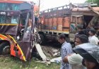 NH-30 पर पुल के पास हादसा, रॉयल बस और ट्रक में जोरदार टक्कर, दोनों चालकों सहित दर्जन भर लोग घायल, अफरा-तफरी का माहौल