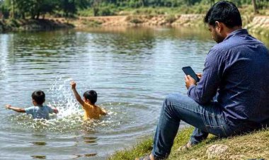 कुछ मिनट की लापरवाही-उजड़ गया परिवार. पिता मोबाइल पर करते रह गए बात, छोटे भाई को डूबते देख बड़े ने तालाब में लगाई छलांग, दोनों मासूम बच्चों की मौत