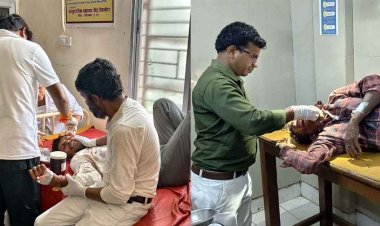राखी की खुशियां मातम में बदलीं: दो बाइक की आमने-सामने जोरदार टक्कर, राखी बांधने जा रहे कई लोग घायल, 2 की हालत नाजुक, इलाज जारी