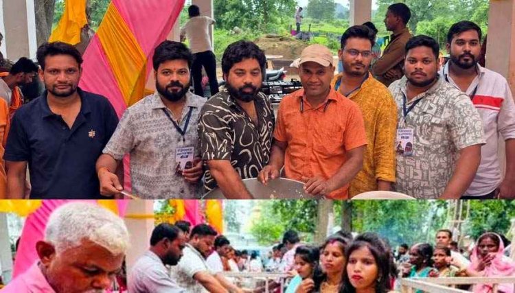 सावन के प्रथम सोमवार में उमड़ा आस्था का महासागर, भूतेश्वरनाथ धाम में हजारों श्रद्धालुओं के लिए निशुल्क भंडारा, युवाओं की निस्वार्थ सेवा बनी मिसाल