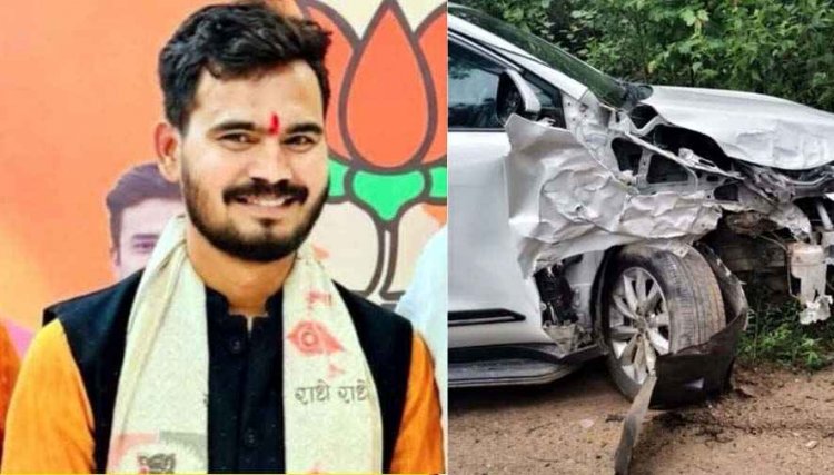NH -130 -C में कार और पिकअप में जोरदार टक्कर, बाल बाल बचे रायपुर जा रहे जिला पंचायत गरियाबंद अध्यक्ष गौरीशंकर कश्यप