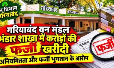 गरियाबंद वन मंडल भंडार शाखा में करोड़ों की खरीदी : अनियमितता और फर्जी भुगतान के आरोप, आरटीआई आवेदन निरस्त किये जाने पर उठ रहे सवाल