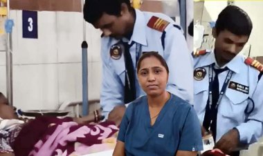 सरकारी अस्पताल में गार्ड ने मरीज को चढ़ाई ड्रिप, 1 दिन में 12 ऑपरेशन, बोला- नर्स बिजी थी, उनके कहने पर कैपिंग की, सोशल मीडिया पर वीडियो वायरल