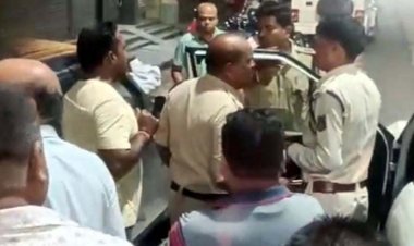 ड्यूटी से लौट रहे ASI ने खड़ी कार को दो बार मारी टक्कर, विरोध करने पर कार मालिक से बहस, नशे में लड़खड़ाने का आरोप, वीडियो वायरल होने के बाद कार्रवाई