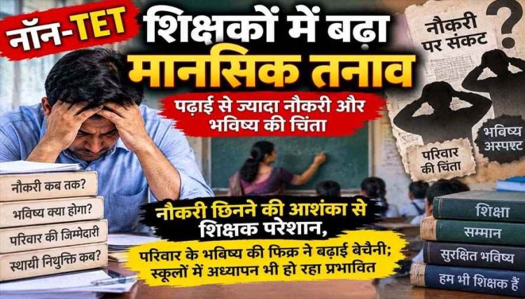 शिक्षकों के लिए टीईटी की अनिवार्यता को खत्म करने प्रतिनिधि मंडल ने की सांसद से मुलाकात, भविष्य की चिंता में डूबी नौकरी, स्कूलों में पढ़ाई पर हो रहा असर