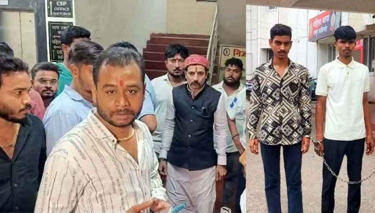 गणेश पंडाल देखने निकले बीजेपी पार्षद से आजाद चौक में बाइक सवारों से विवाद, कार का पीछा कर बैरन बाजार में मारा पत्थर, दो आरोपी एक घंटे के भीतर गिरफ्तार