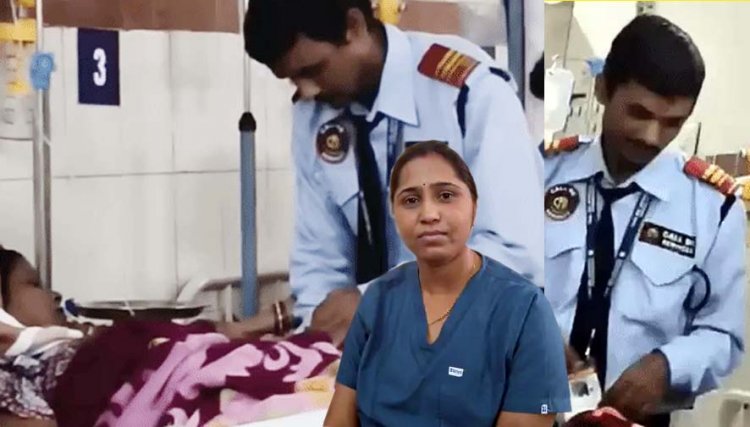 सरकारी अस्पताल में गार्ड ने मरीज को चढ़ाई ड्रिप, 1 दिन में 12 ऑपरेशन, बोला- नर्स बिजी थी, उनके कहने पर कैपिंग की, सोशल मीडिया पर वीडियो वायरल