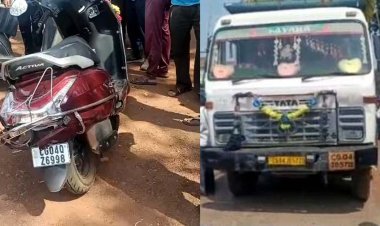 अभनपुर में तेज रफ्तार हाइवा ने तेज रफ्तार स्कूटी सवार तीन नाबालिगों को रौंदा, एक नाबालिग लड़के की मौके पर ही दर्दनाक मौत, दो गंभीर, मची अफरा-तफरी