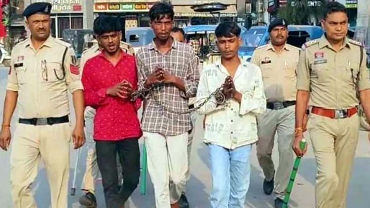 गणेश विसर्जन में मनपसंद बाजा बजाने को लेकर धुमाल पार्टी से विवाद, तलवार लहराकर फैलाई दहशत, धमतरी पुलिस ने तीन आरोपियों किया गिरफ्तार