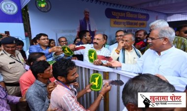 CG NEWS: मुख्यमंत्री ने कृषि यांत्रिकीकरण पर सबमिशन घटक योजना के 10 हितग्राहियों को ट्रेक्टर एवं एक हितग्राही को हार्वेस्टर की चाबी सौंपी