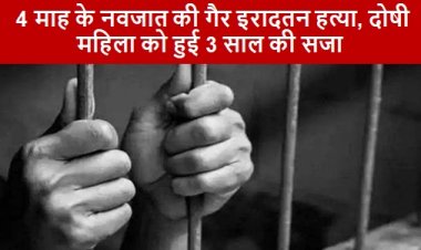 Ccourt Decision: 4 माह के नवजात की गैर इरादतन हत्या, दोषी महिला को हुई 3 साल की सजा 