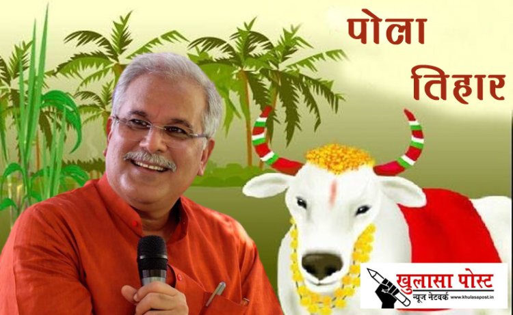 मुख्यमंत्री बघेल ने प्रदेशवासियों को पोला तिहार की दी बधाई