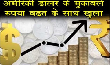 Share Market : अमेरिकी डॉलर के मुकाबले रुपया बढ़त के साथ खुला