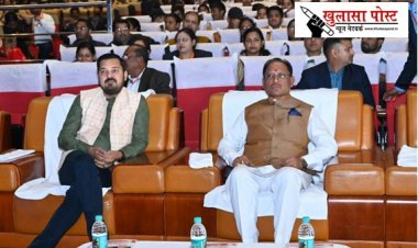 मुख्यमंत्री श्री विष्णु देव साय 'परीक्षा पे चर्चा' के सीधे प्रसारण कार्यक्रम में हुए शामिल