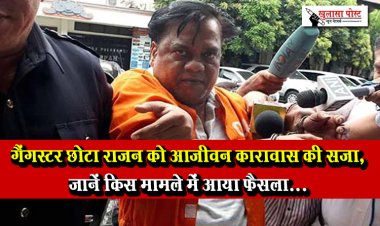 गैंगस्टर छोटा राजन को आजीवन कारावास की सजा, जानें क‍िस मामले में आया फैसला...