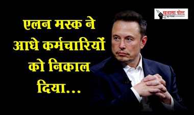एलन मस्क ने आधे कर्मचारियों को निकाल दिया...