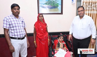 दिव्यांग संतेाषी की खुशी हुई दोगुनी