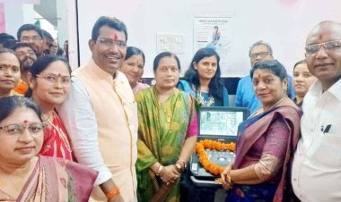 सामुदायिक स्वास्थ्य केंद्र राजिम में विधायक रोहित साहू ने सोनोग्राफी मशीन का किया शुभारंभ, हर महीने 9 और 24 तारीख को लगेगा विशेष शिविर