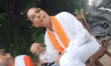 नेताजी का गाली-गलौज देने का वीडियो वायरल, पार्षद के पिता ने भाजपा सांसद और विधानसभा अध्यक्ष को दी गालियां