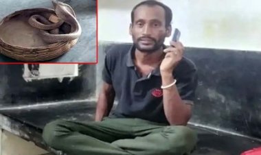 फोटो खिंचाने सपेरे ने युवक के गले में डाल दिया सांप,  जहरीले सर्प को आ गया गुस्सा, इलाज के दौरान हुई मौत, सांप के साथ सपेरा गिरफ्तार