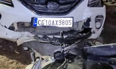 कार का कहर, सड़क हादसे में एक युवक को आई मामूली चोटें, कार की चपेट में आए एक्टिवा वाहन को दो किलोमीटर तक घसीटता ले गया कार चालक