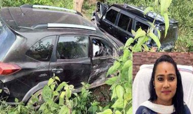 सड़क हादसे में दंतेवाड़ा जिला पंचायत अध्यक्ष तूलिका कर्मा का एक्सीडेंट, 5 घायल, महेंद्र कर्मा की बेटी को इलाज के लिए रायपुर किया गया रेफर