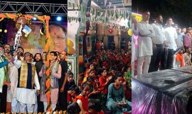 छत्तीसगढ़ में आकर्षक झांकी के साथ निकाली गई भव्य शोभायात्रा, मुख्यमंत्री ने दही हांडी फोड़कर गोविंदा टोलियों का किया उत्साहवर्धन