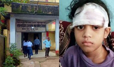 स्वामी आत्मानंद विद्यालय में में बड़ा हादसा, पढ़ाई कर रहे बच्चों के ऊपर गिरा पंखा, एक बालिका घायल, आंख के ऊपर लगे 8 टांके, मची अफरा-तफरी